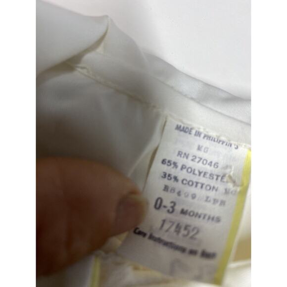 Adorable Vintage Peek a Boo Baby Outfit Overalls and Shirt Easter Pictures 0-3 m - Picture 5 of 8